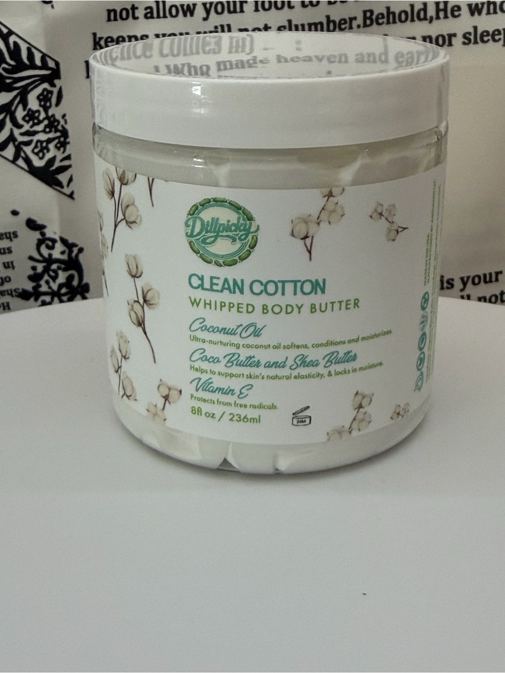 “Dillpicky” Clean Cotton Whipped Body Butter
